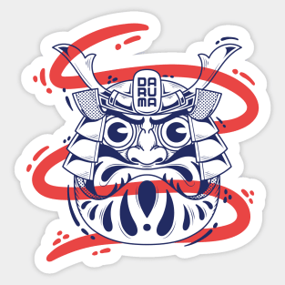 daruma doll illustration Sticker